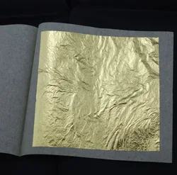 Wholesale Skin Care Genuine Edible Real Pure 24K Gold Foil Leaf Sheets