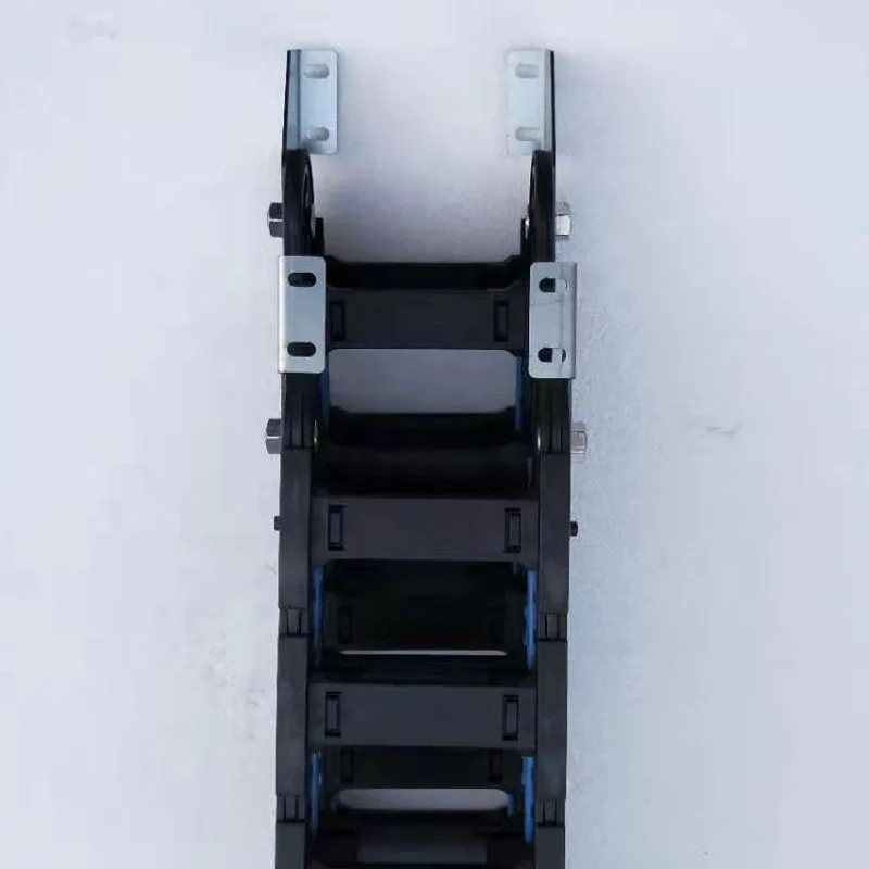 high quality plastic nylon flexible cable carrier drag chain strengthened cable drag chain for CNC machine 30x50