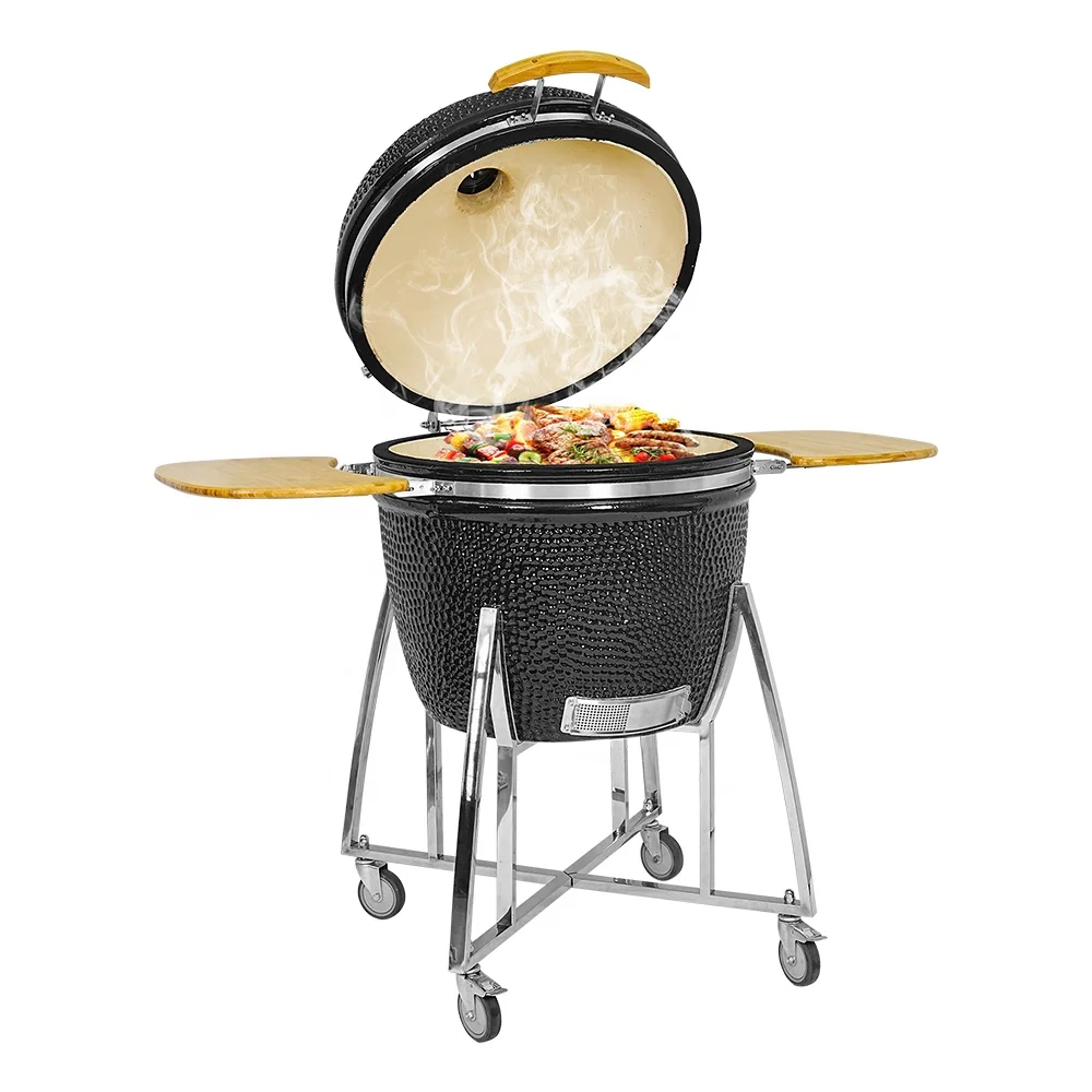SEB KAMADO24 29 Inch Charcoal Ceramic Smoker Grill Kamodo Barbique for Outdoor Party Grill Bbq XXL Kamado Grills