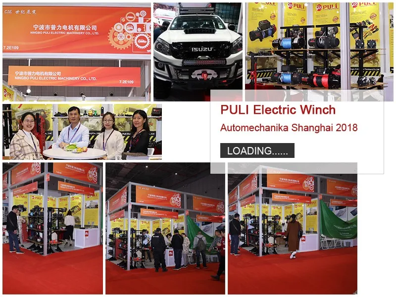 PULI Высокое качество 12 в off road 4*4 автомобиль электрическая лебедка 9500lbs с стальной веревкой