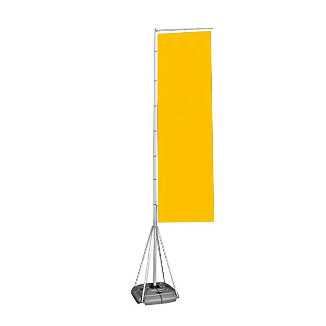 Telescopic Pole Water Injection Base Rectangle Affusion Flag