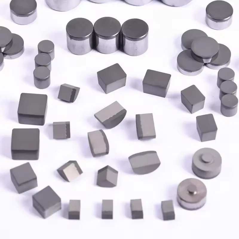 Half Round Flat 1308  Pdc Cutter and Round 1308 Cuttres for Geology Exploring With Super High Wear Resistance for Drill Bits