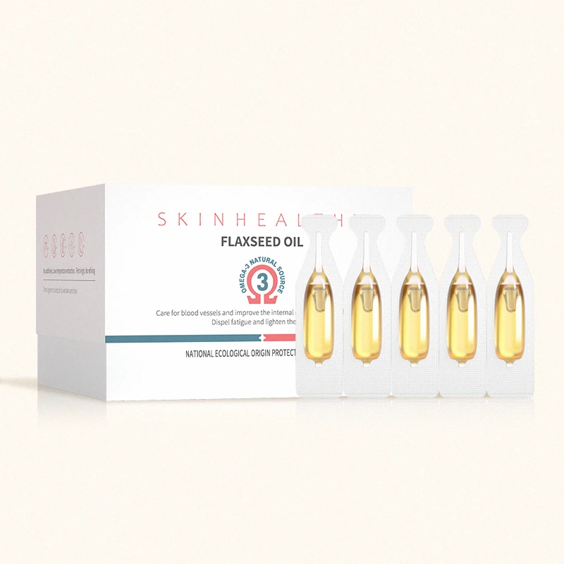 Hair care promote growth and shine linseed oil skin care improve skin health boby oil Flaxseed oil for cooking manufacturer