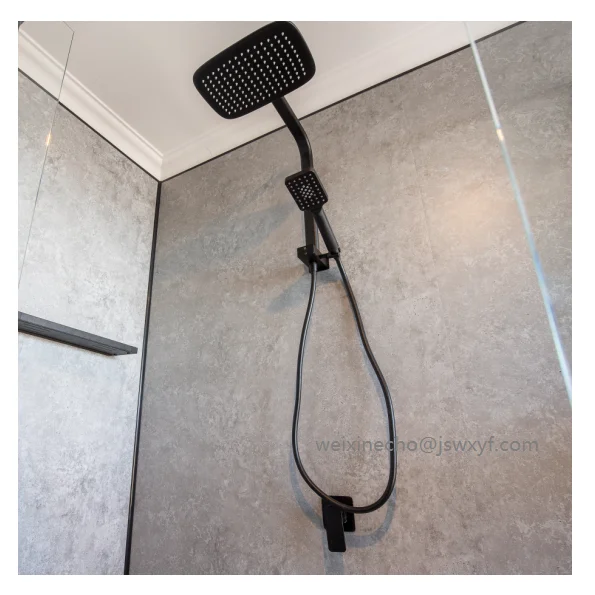 Grey concrete 1.2 m X 2.4 m  PVC shower wall panel sheet