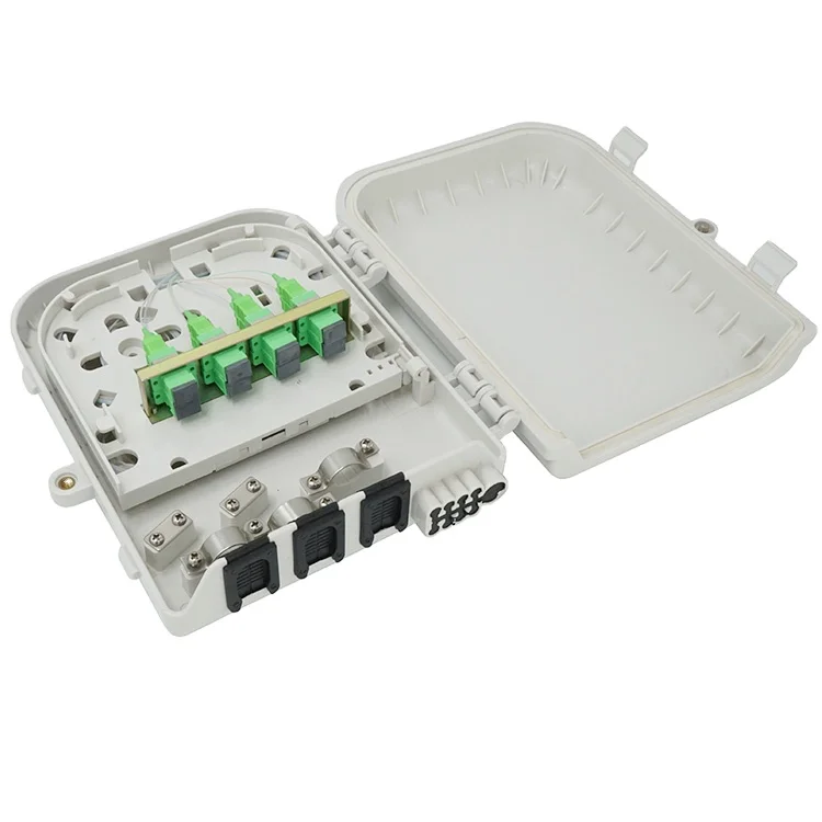 Supply lock type ftth FDB 8 ports outdoor terminal box