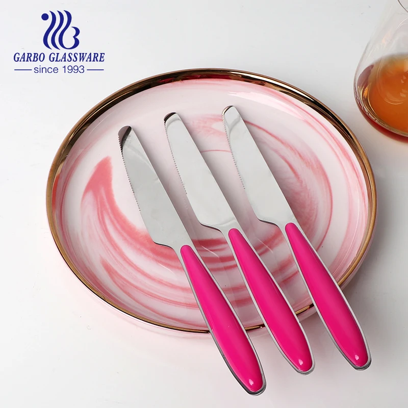 high quality hand polish 430 stainless steel knife for butter meat dinner set dinnerware for home restaurant hotel using quality