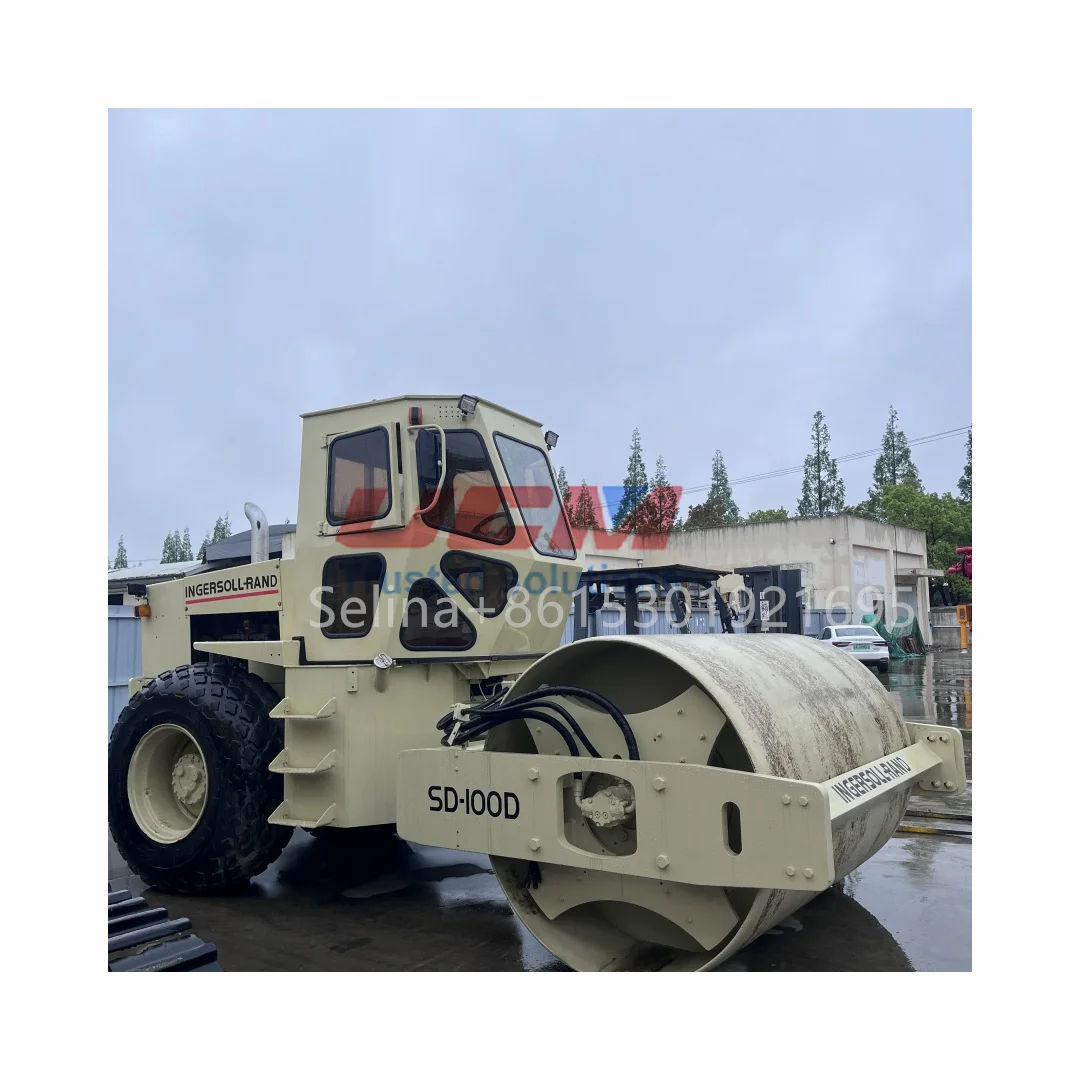 second hand road roller ingersoll rand sd100 models used 10tons weight of road roller