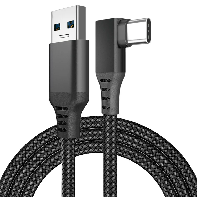 Manufacturers android usb cable 90 degree kable Nylon quick charging cable for mobile device