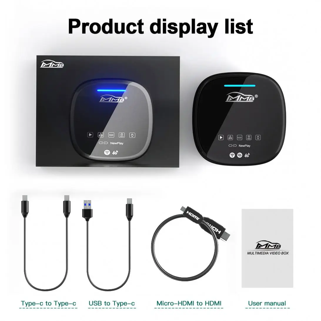 Joyeauto MMB MAX 2.0 for HD MI CarPlay AI Box Wireless CarPlay Android Auto YouTube Netflix portable carplay adapter magic box