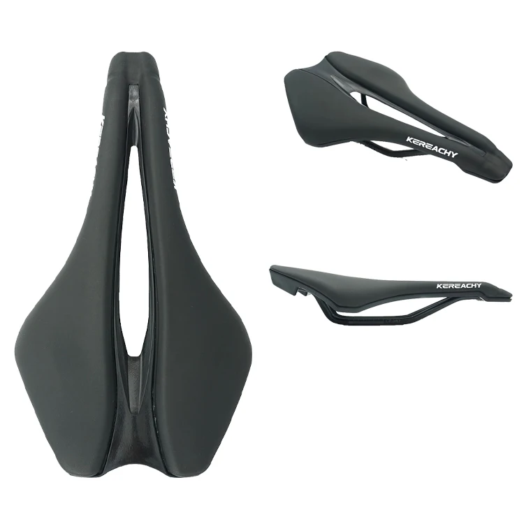 KEREACHY Bicycle Saddle Seat for Road Beach Racing Bike PU Leather Mountain Cruiser Bike seat