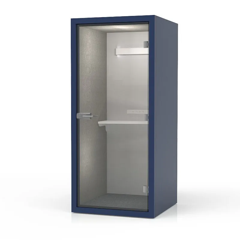 Customized Assemble And Private Pods Room Portable Removable Soundproof Acoustic Silent 1 Person Office Phone Booth For Sale
