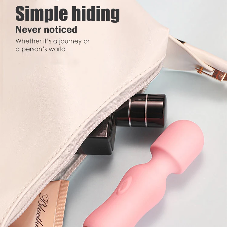 Waterproof Rechargeable Silicone Wand Massager Vibrator For Women Body Massage Vibrator Personal Wand Massager Vibrator