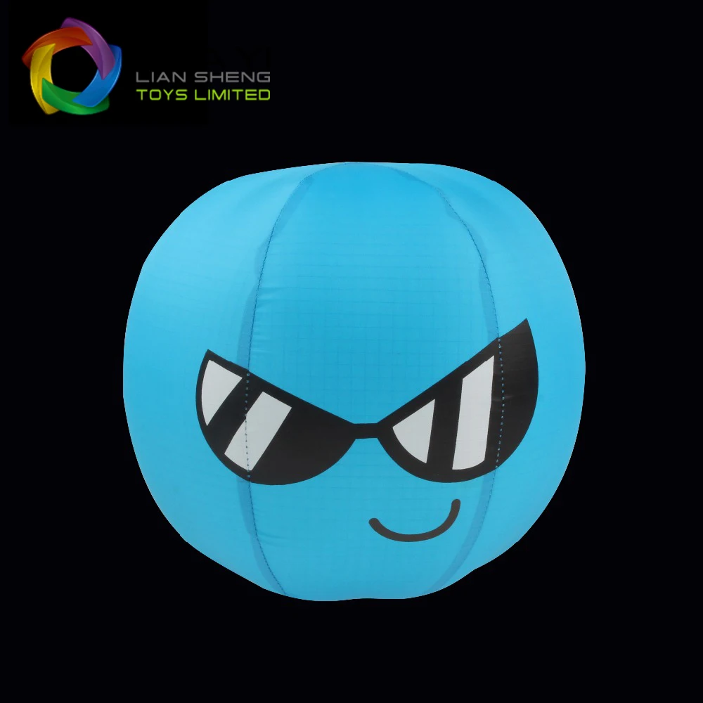 Wholesale New Design Baby Inflatable Soccer Balloon Toys jelly balloon ball Colorful Fabric Balloon Ball On Sale