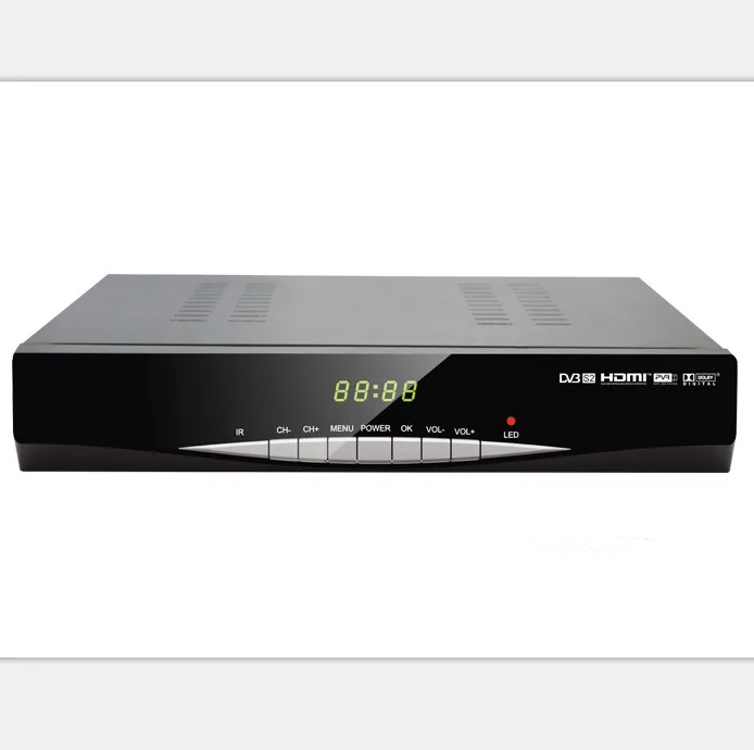 Gecen HD Digital Dvb-S2 satellite receiver with RF IN and RF OUT and BISS model HDSR 681LPX