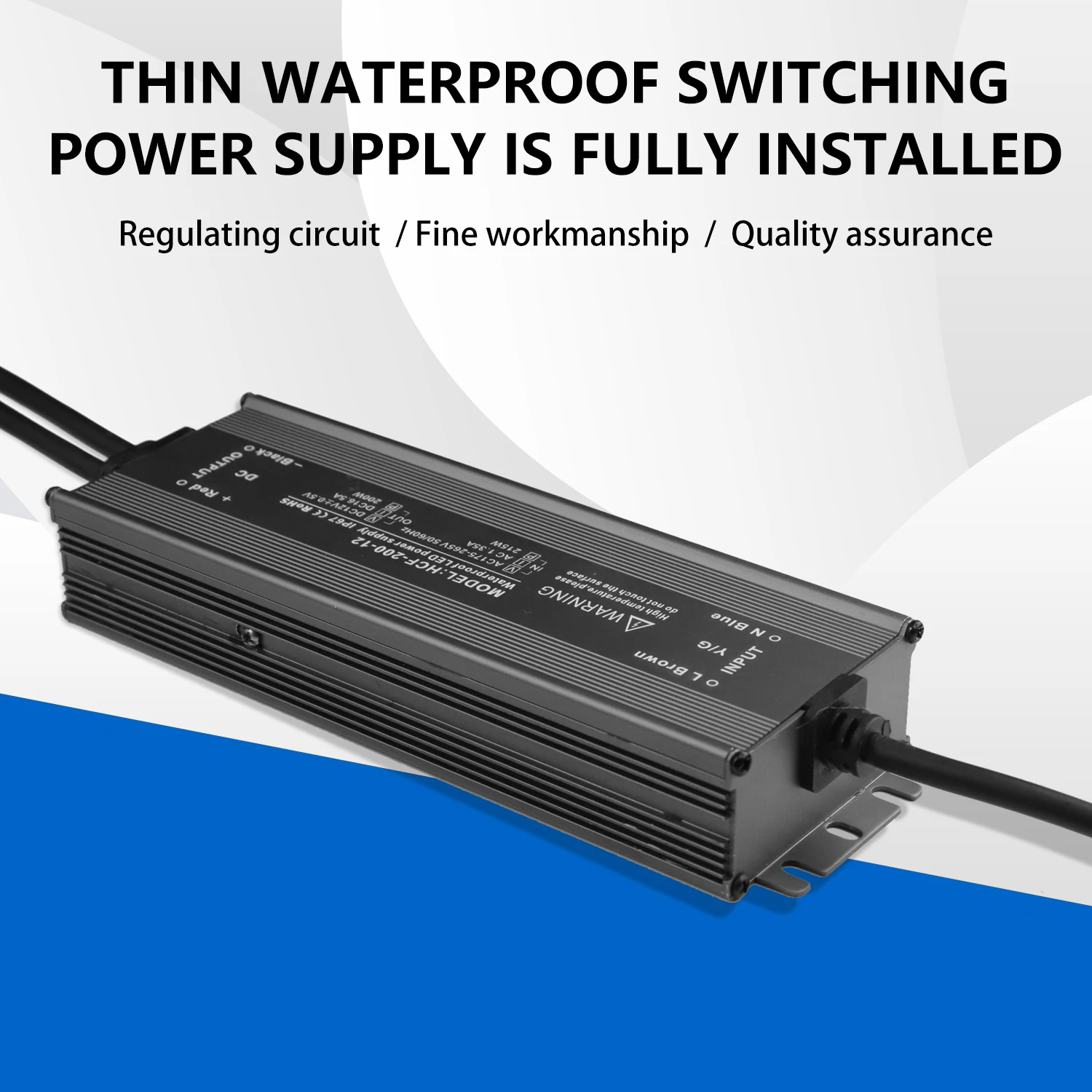 2024 New Innovations 9 Watt Led Bulb Driver 12V 48V Power Led Driver Track Rail 8-18W Supply With Battery Backup