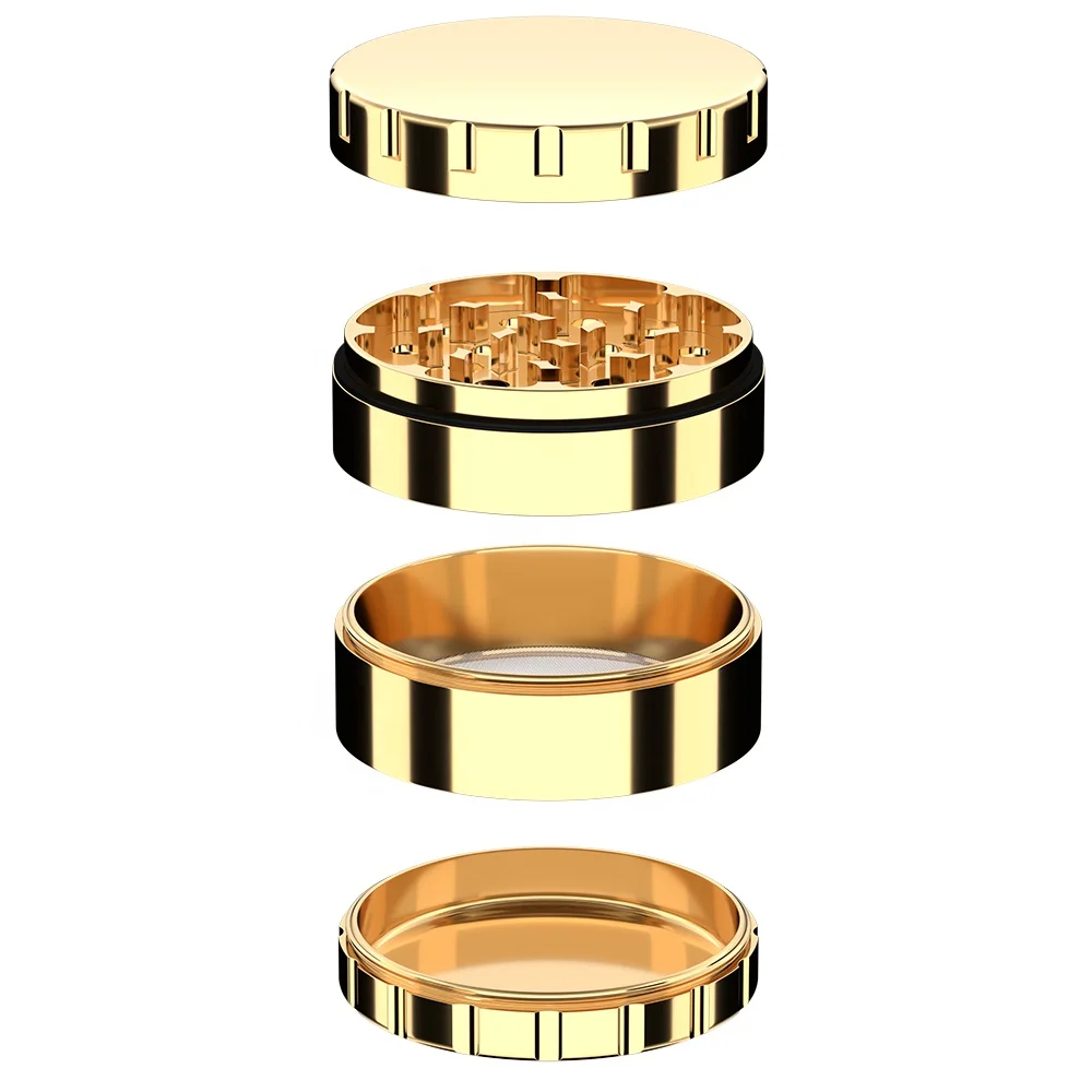 VAGRINDERS Pure Stainless Steel Material Stainless Steel Spice Herb Grinder gorgeous laser etched logo