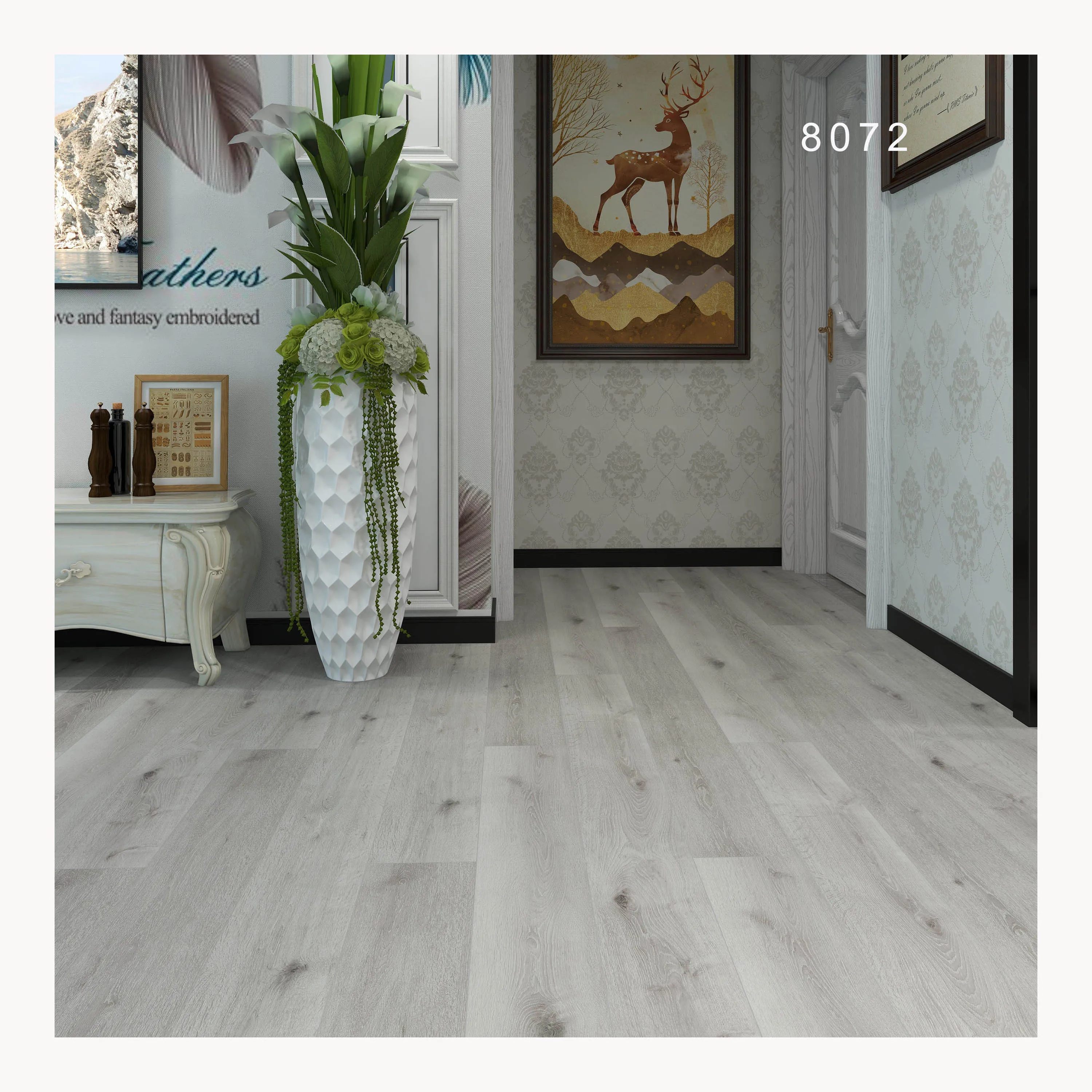 Kangton Interlocking Click Quartz Core Lock PVC Vinyl Flooring