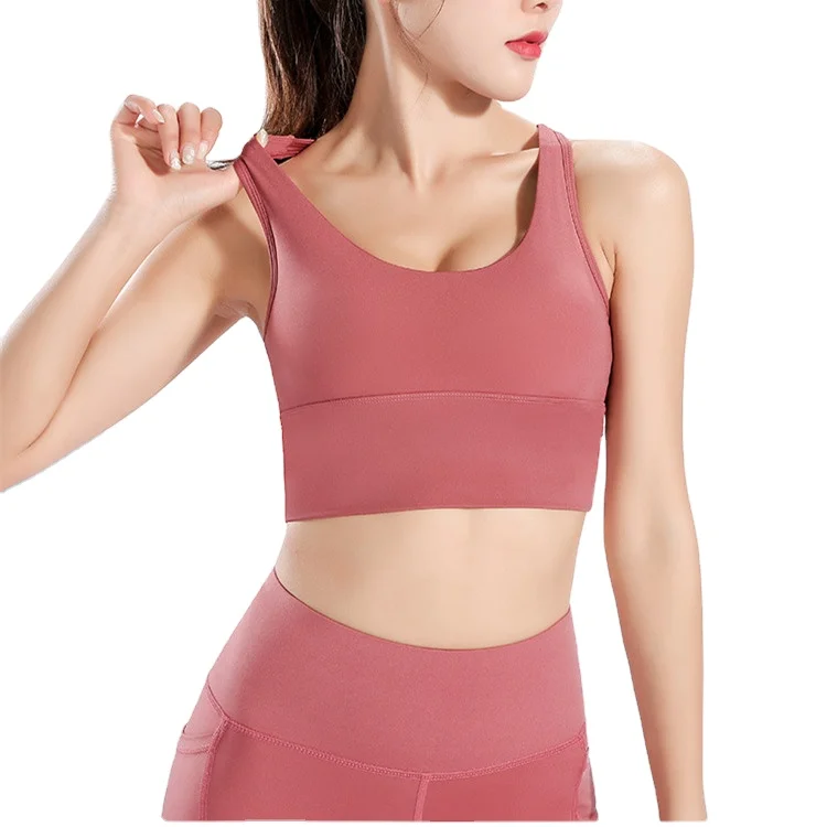 Fitness Wear Women Yoga Sports Bra Hot Sexy Nude Sports Bra Gym Clothing Women