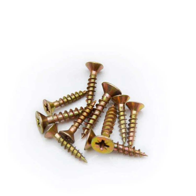 din7505 zinc plated torx csk head m4 tapping chipboard screws for wood bulk package