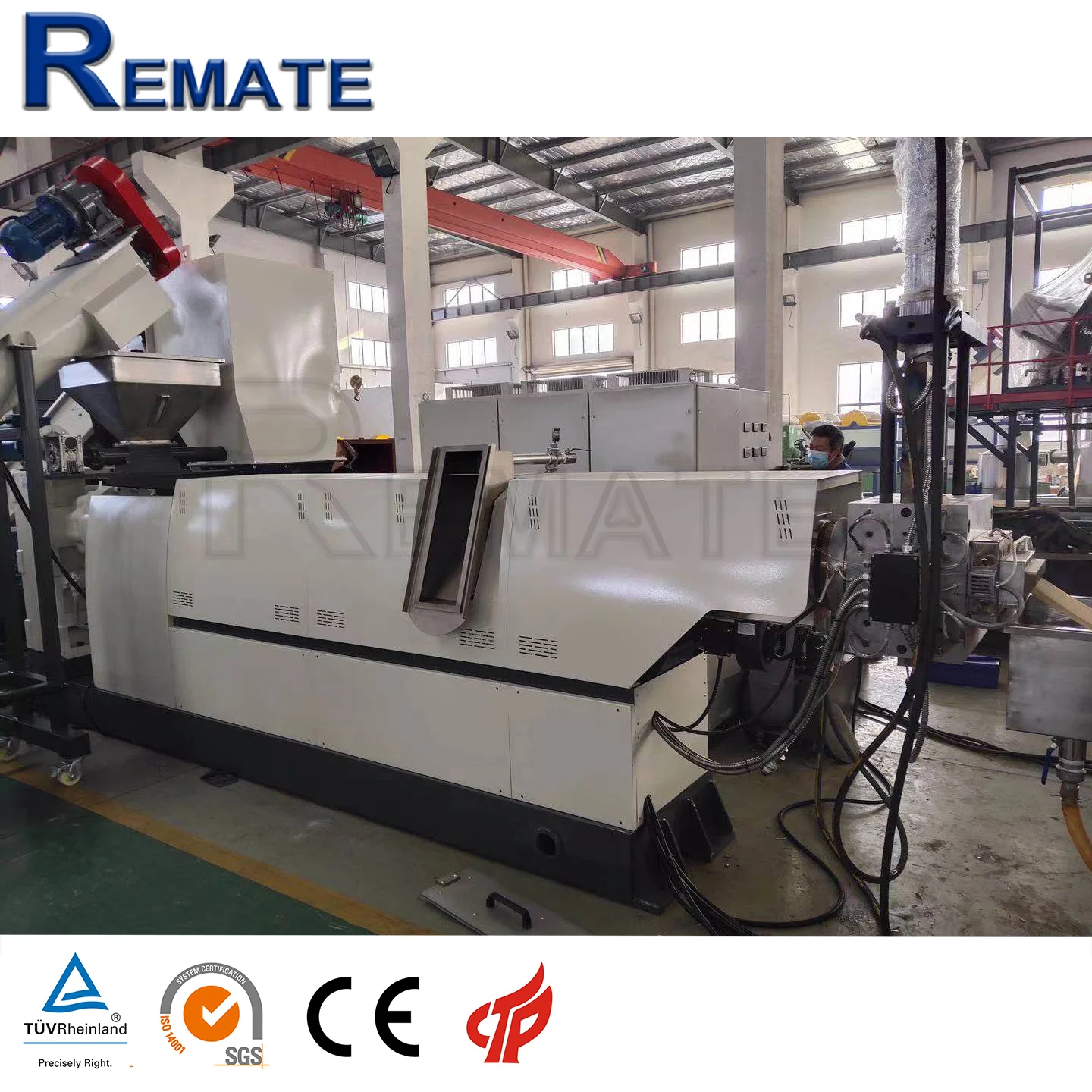 150kg  EVA PU foam  strand recycling line machines for shoe sole and sofa mattress from remate