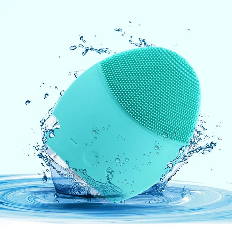 Silicone Facial Cleansing Brush Ultrasonic Face Body Cleanser Electric Body Skin Cleansing System Face Cleaner Brush