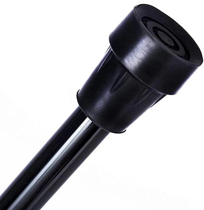 Baton de marche personnes agees black  lightweight foldable forearm crutch adjustable walking cane aluminium