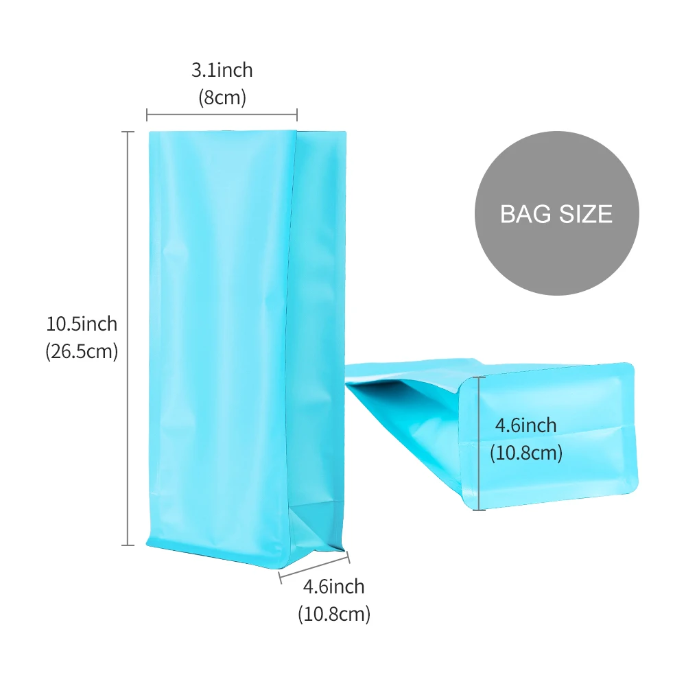 Wholesale Aluminum Side Gusset Coffee Bag Custom Coffee Tea Packaging Bags With Valve