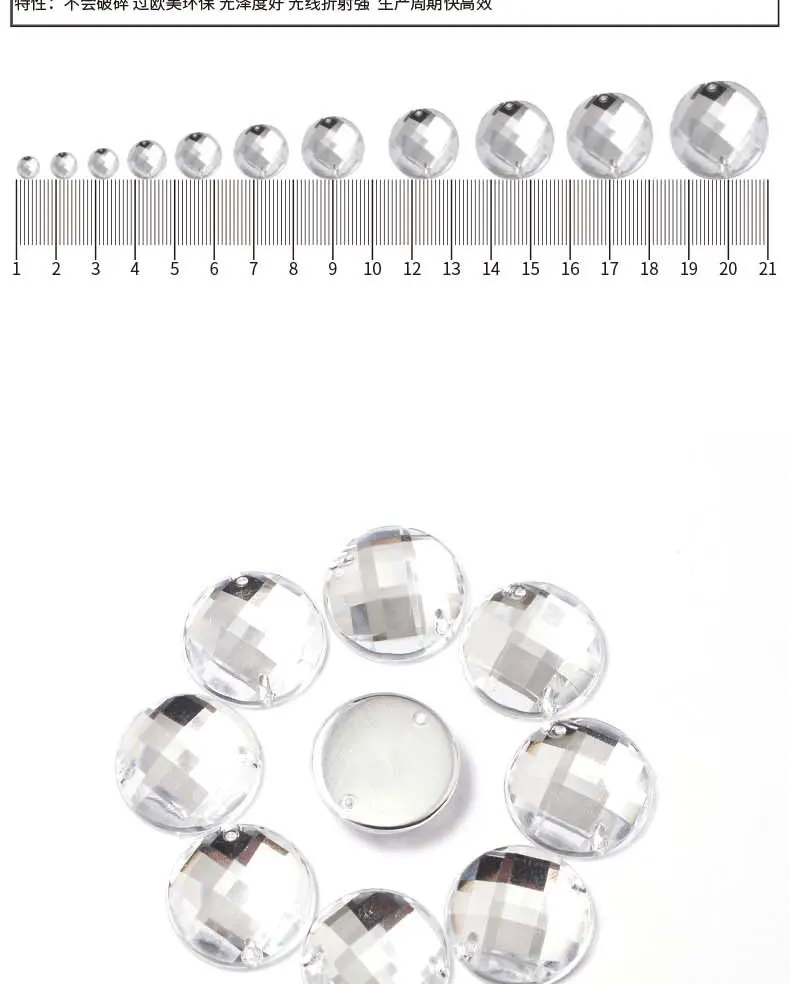 Custom Mini PCs Crystal Rhinestones AB Crystals 8-18mm White/Black Glass Rhinestones DIY Crafts Jewelry Making Shoes Garments