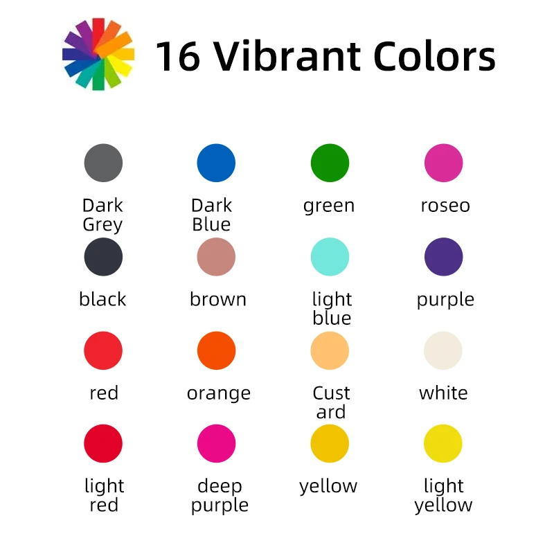 Watercolor Paint Set 16 Colors with Water Brush Pens and Drawing Pencil, Great for Kids and Adults, Art Supplies