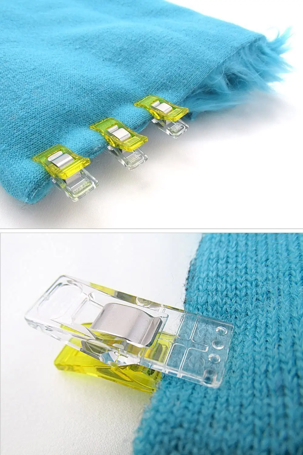 Multipurpose Small Plastic Clips Colorful Cloth Clips For Sewing Patchwork Crafts