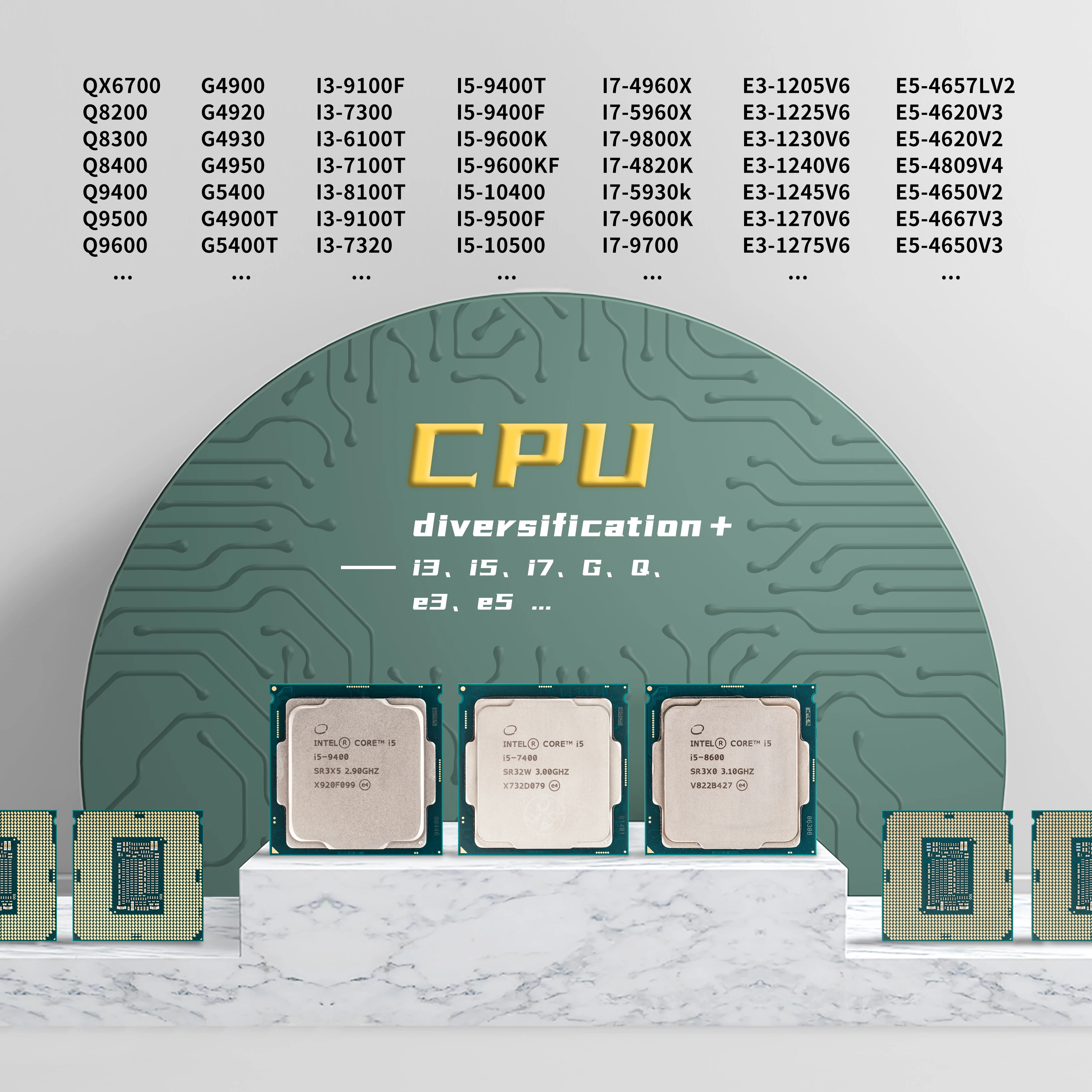Процессор G4560 LGA1151 3 5 ГГц для настольного компьютера Intel