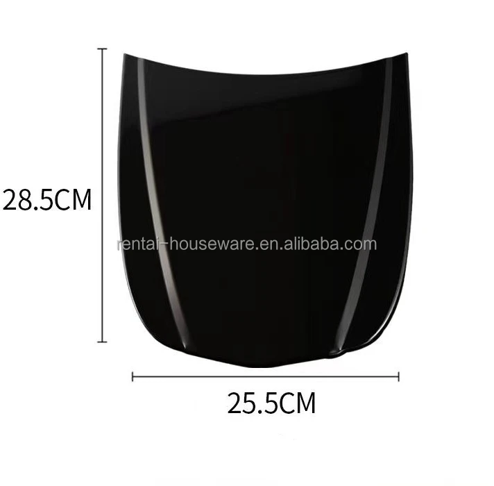 PPF Paint protection film testing show steel or plastic black 26cm*28.5cm mini car bonnet model car body sticker display