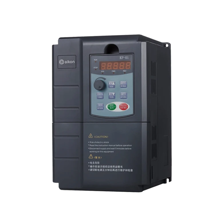 220 В однофазный вход 5.5kw 7.5HP мини VFD частотно-регулируемый привод для контроля скорости