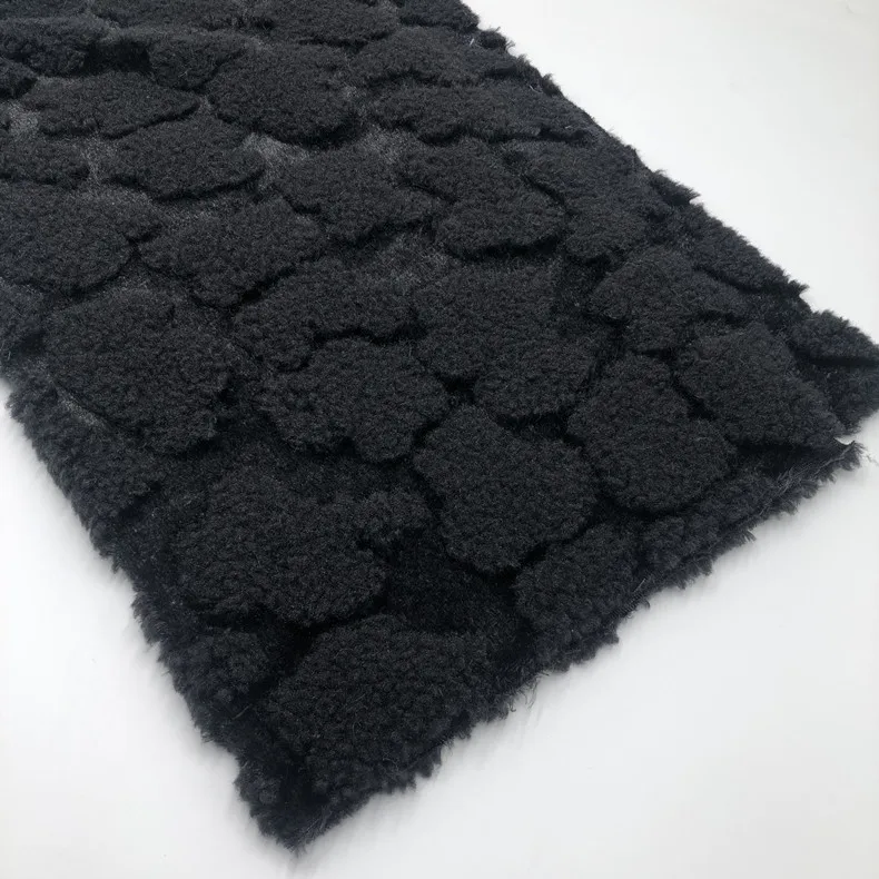100% polyester sherpa faux fur fabric for toys and garment