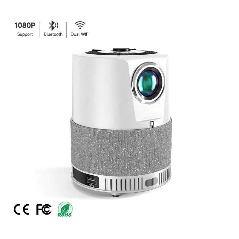 Full HD Portable Home Theater Projectors Mini Auto Focus Smart Video Projector Movie Cinema Projectors 4k for Entertainment