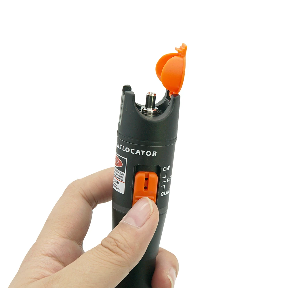 FTTH SC/FC/ST Adaptor Fiber Optic Cable Tester Red Laser Light 10mw Pen Type VFL Fiber Visual Fault Locator Installing Testing