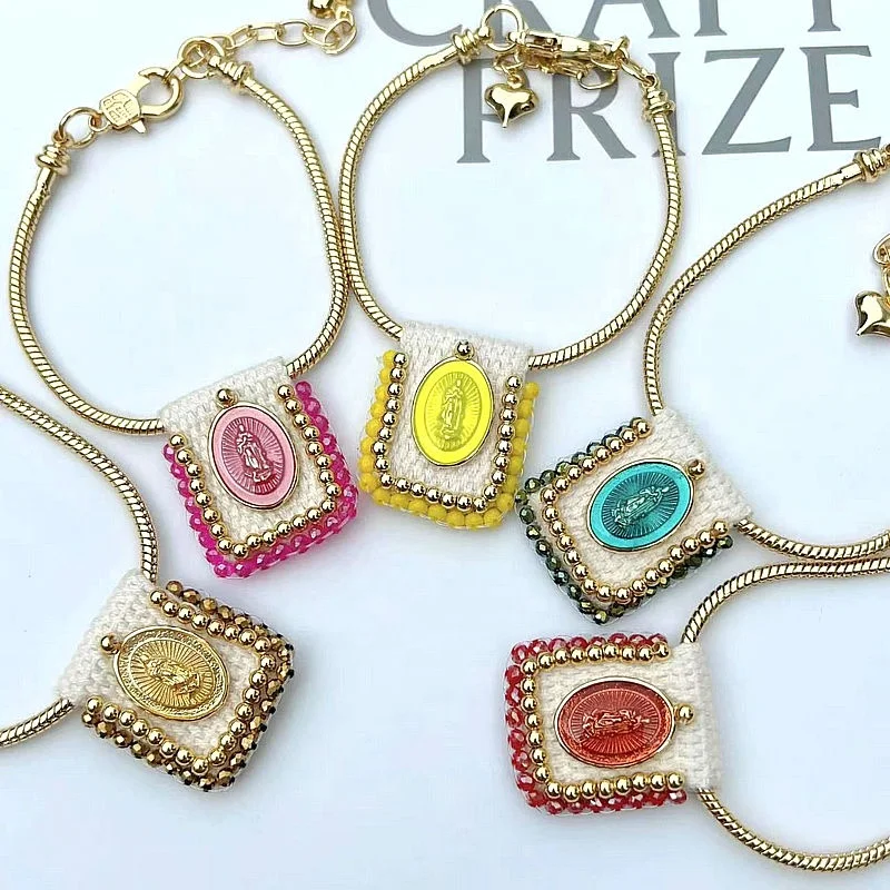 CH-LHB0424 Trendy Miyuki Seed Adjustable Religion Bracelets Seed Bead Bracelet Cheap Wholesale Color Beads Bracelet Adjustable