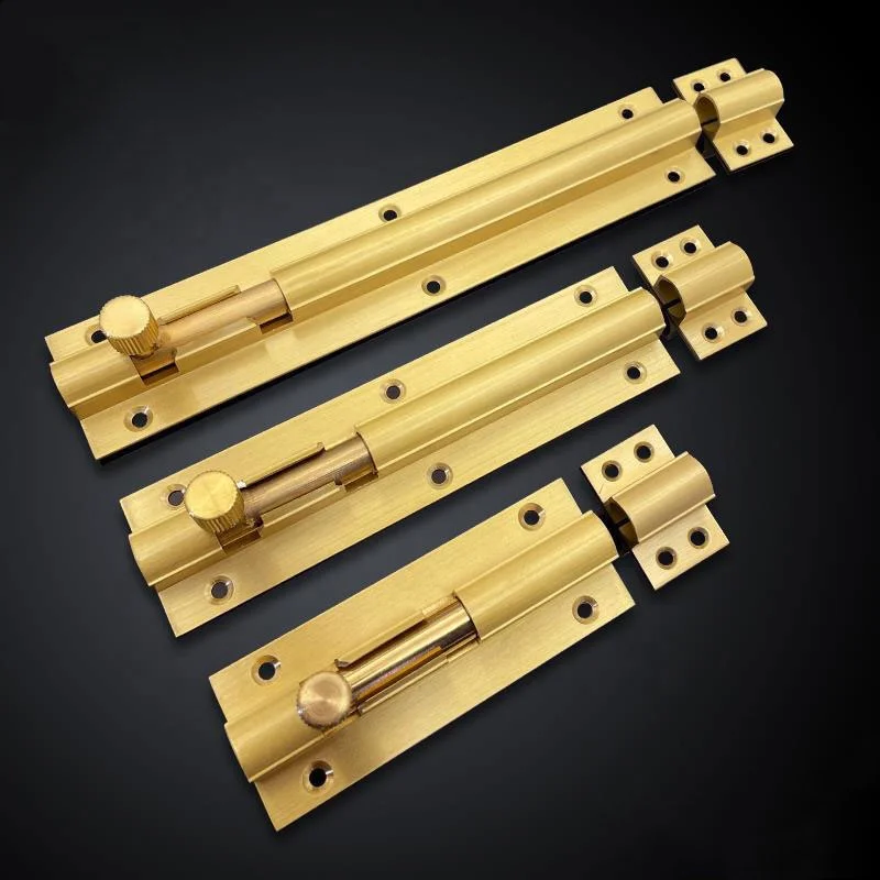 Pure copper double opening villa door open latch thickened doors and Windows open door latch