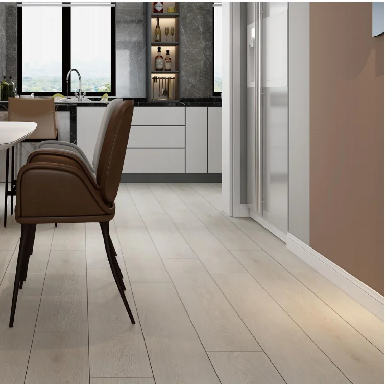 Easy Installment 5.0mm/0.3mm  PVC Flooring Commercial Wooden PVC Vinyl Flooring