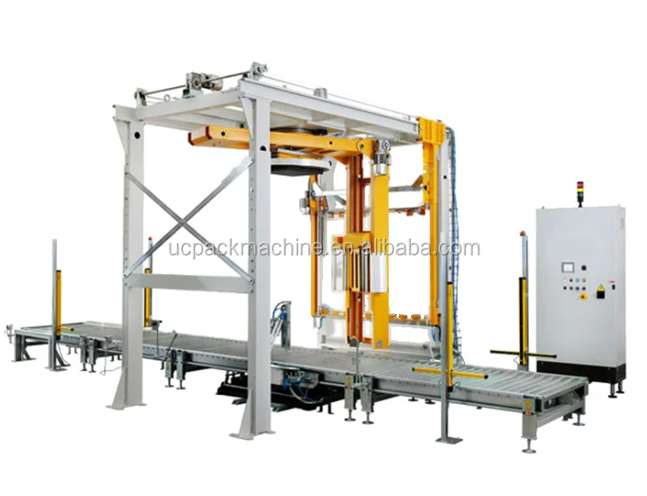 Fully Automatic Stretch Film Wrapping Rotary Arm Pallet Wrapping Machine