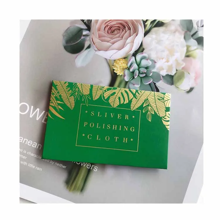 Colorful Fashion Useful Small Jewelry Cleaner Sliver Polishing Cloths For Fine Metals