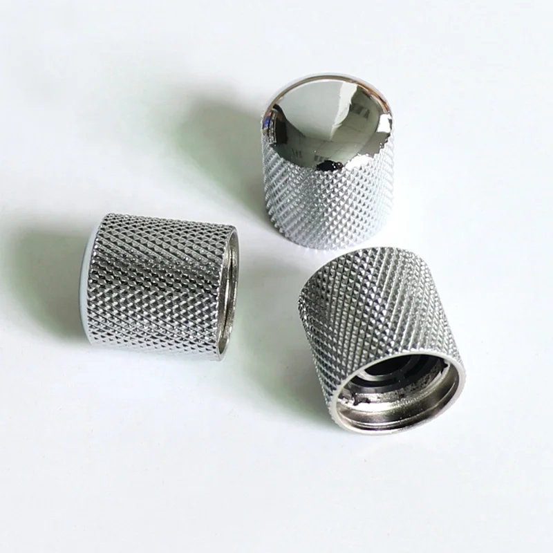 
 Оптовая продажа, металлическая ручка для гитары, хромированные купольные ручки для гитары, черные, золотые, хромированные ручки для гитары  