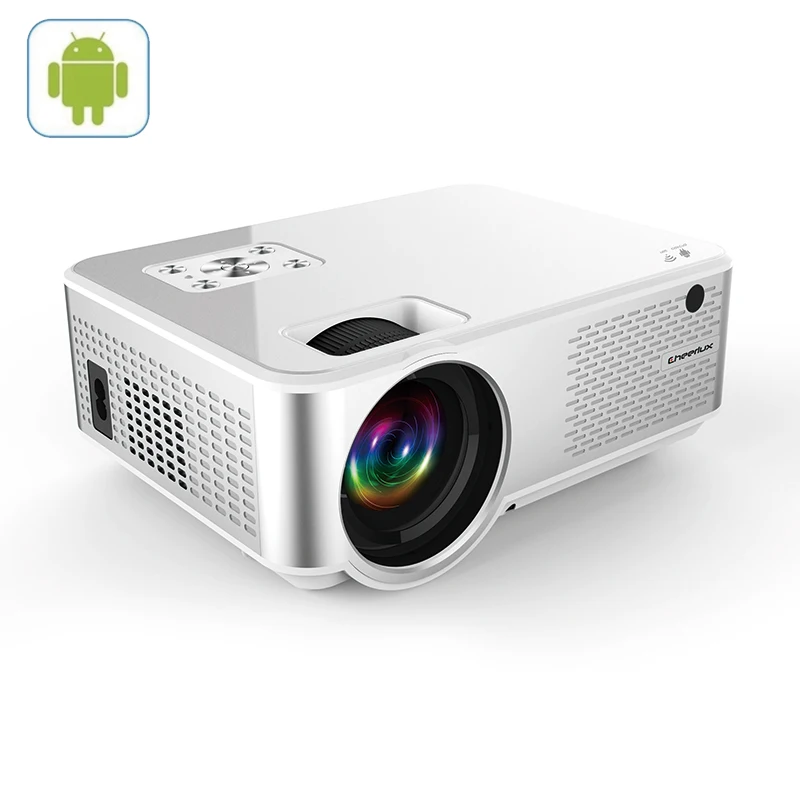 Competitive price Cheerlux C9A 720p android wifi smart projector lcd led beamer connected tv for home use