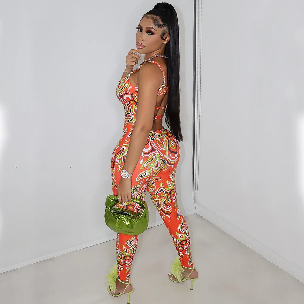 OLAF Jumpsuits Female Skinny Long Rompers Fashion Sexy Outfits For Woman Club Partywear