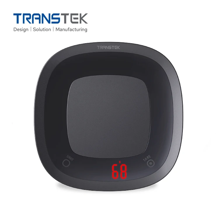 TRANSTEK 4 Units 5kg/ 1g Precise LED Display Battery Digital Food Weighing Waterproof Kitchen Scale Balanzas de Cocina