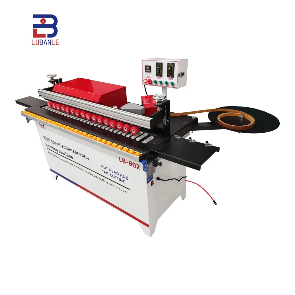 High-speed mini automatic edge bander edge 5 function melamine wood PVC ABS edge banding machine for woodworking