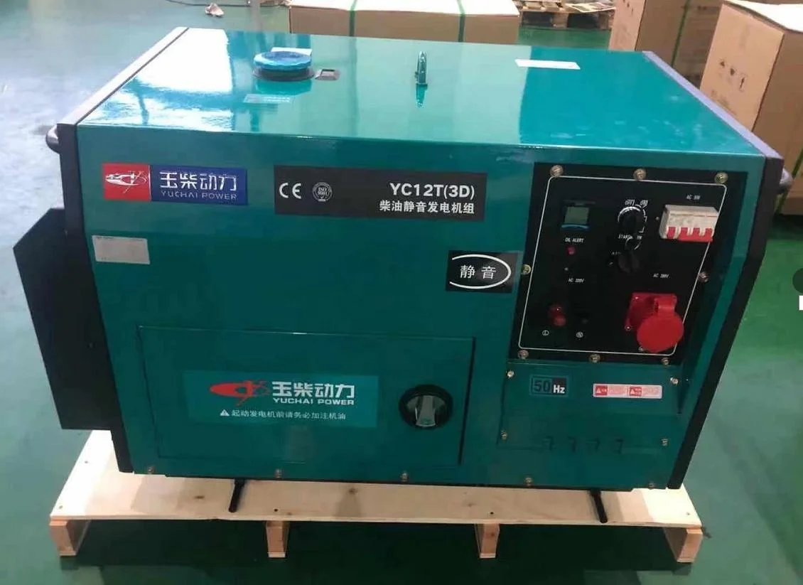 Single cylinder 9kW Diesel Generator Silent power station 11kVA Made In China