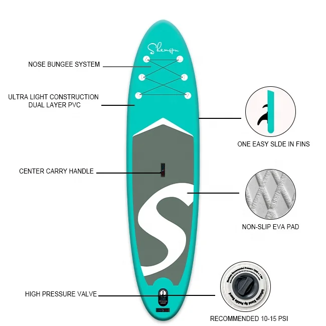 Drop shipping sup paddle board cheap surfboard sup inflatable paddling board kitesurf