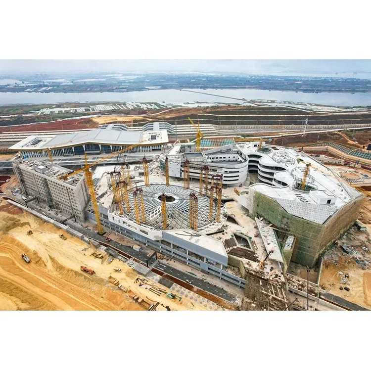 Building Steel Structure Prefab Curved Glass Dome Roof