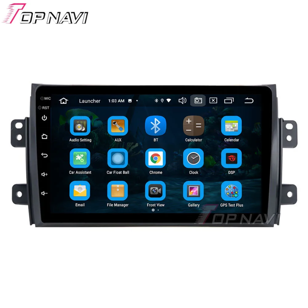 For SUZUKI SX4 2006-2012 Android 9.0 Auto Radio Video DVD Player GPS Navigator 9 Inch IPS Screen DSP Multimedia Player 4G 64G